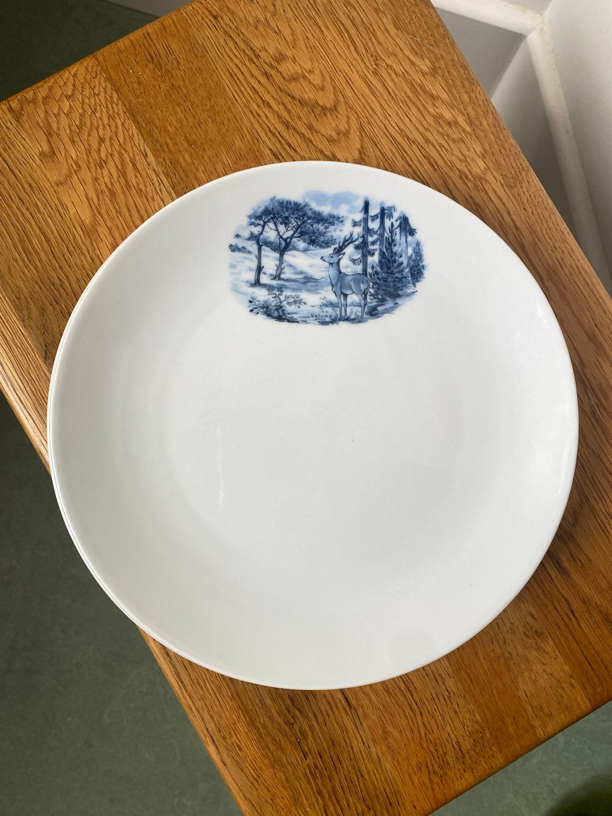 Set van 3 vintage Seltmann Weiden Bavaria borden hert Veluwe, Ophalen of Verzenden