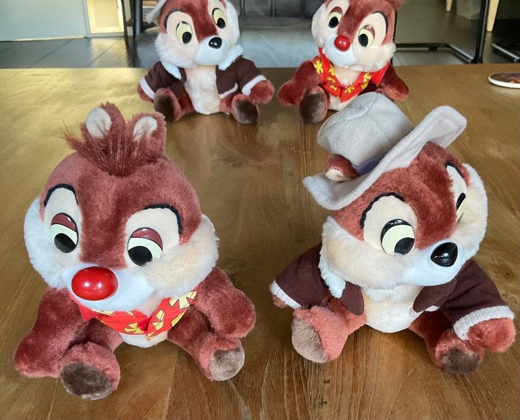 Knabbel babbel rescue rangers chippendales Disney eekhoorns, Verzamelen, Disney, Ophalen of Verzenden, Overige figuren, Zo goed als nieuw