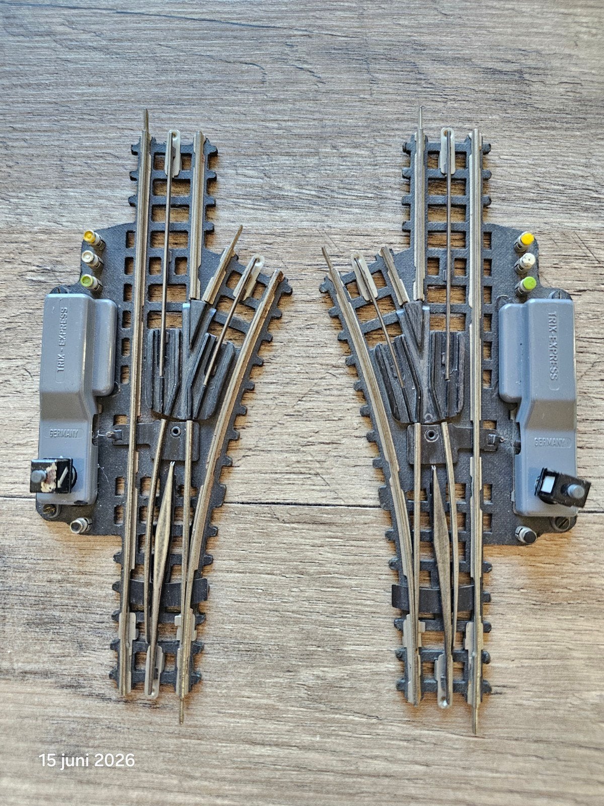 Modeltrein Ho trix-express elektrische wissels links/rechts, Ophalen of Verzenden, Gelijkstroom, Rails, Trix