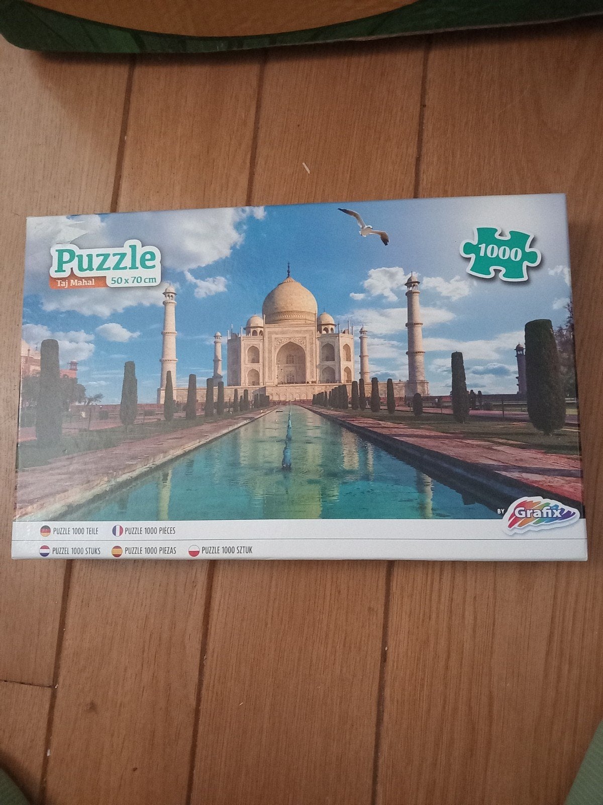 Puzzle Taj Mahal 1000 stukjes 50x70 cm, Een of twee spelers, Ophalen of Verzenden, Nieuw, Grafix