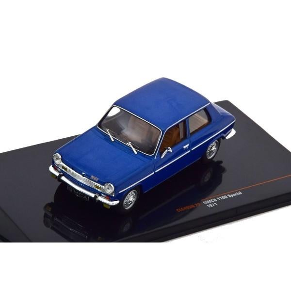 Simca 1100 Special 1971 Blauw Modelauto 1/43 Ixo Models, Overige merken, Ixo Models, Auto, Ixo Models