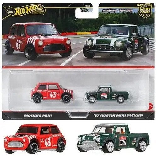 Hotwheels Premium: Morris Mini & '67 Austin Mini Pickup, ., Nieuw, Ophalen of Verzenden, .