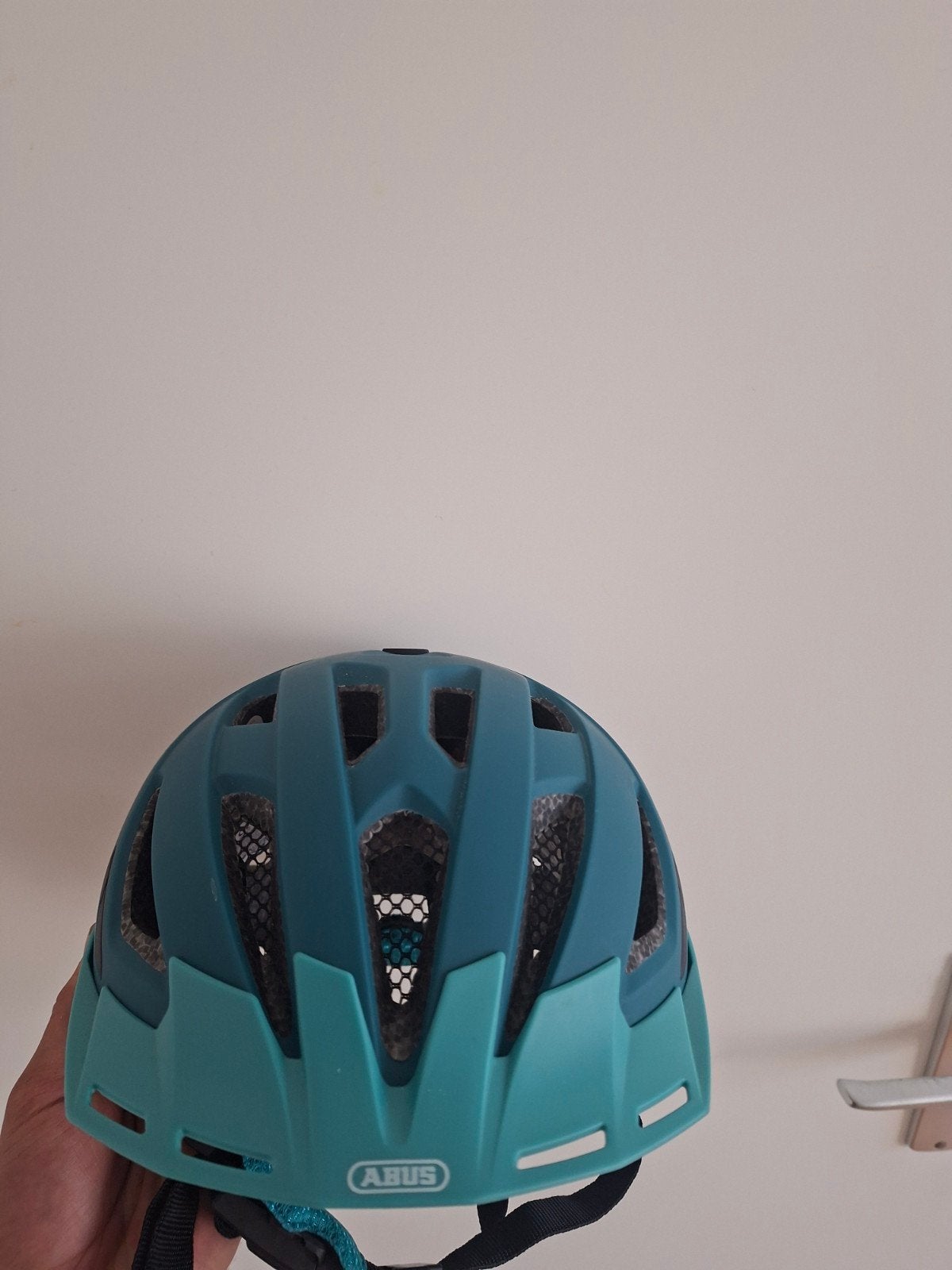 ABUS Urban-I 3.0 Fietshelm - Teal, Fietsen en Brommers, Fietsaccessoires | Fietshelmen, Ophalen, M, Zo goed als nieuw, ABUS