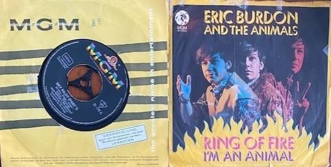 Eric Burdon&the Animals:SkyPilot/RingOfFire/PaintItBlack/Spi, Originele persing, Ophalen of Verzenden, Zo goed als nieuw, Pop