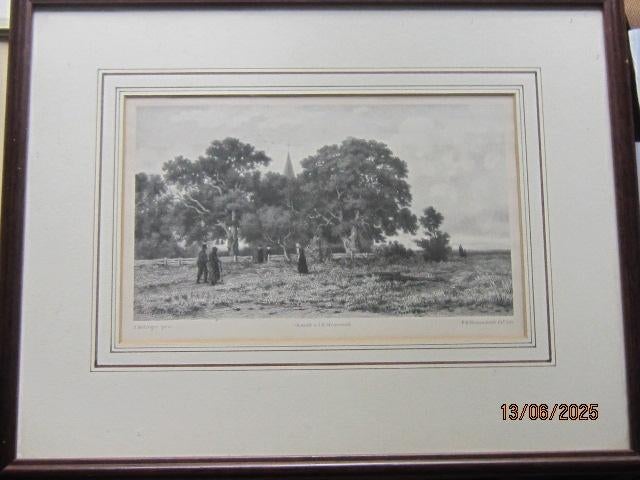 Litho/Steendr. Mollinger FHWeissenbruch Dzn., Antiek en Kunst, Ophalen of Verzenden