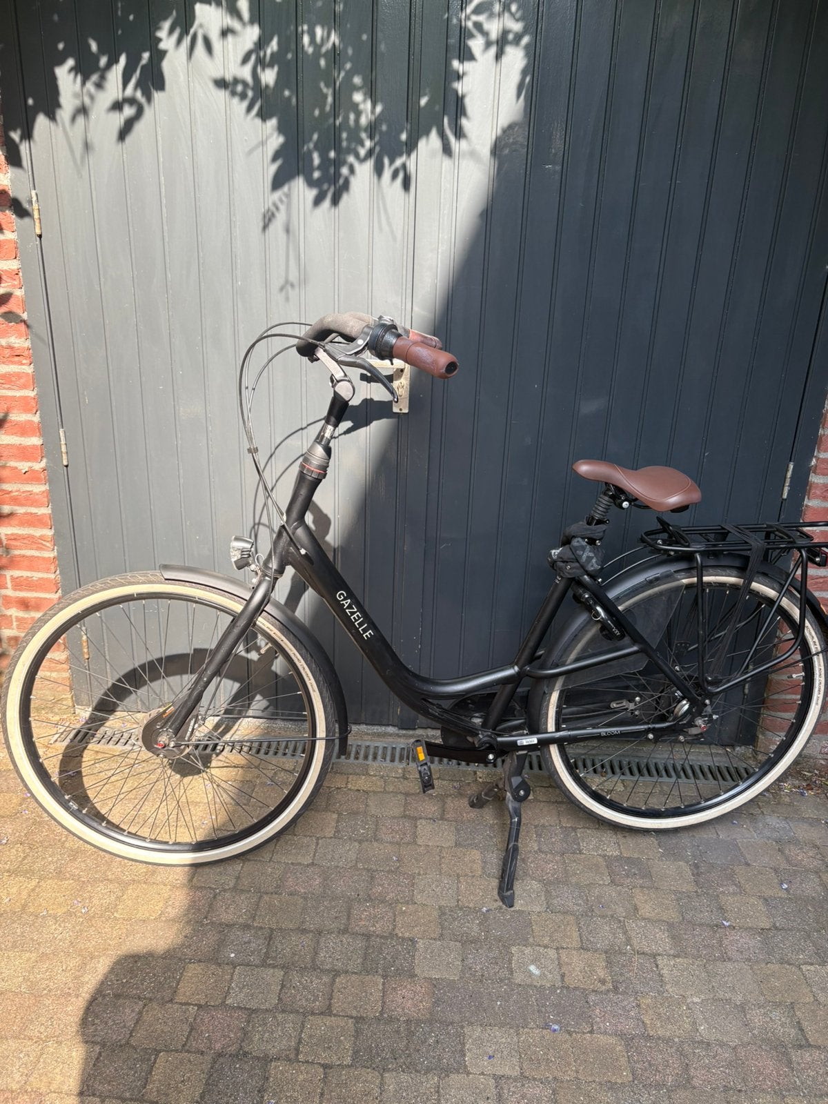 Gazelle bloom black c7 maat 53cm, Fietsen en Brommers, Fietsen | Dames | Moederfietsen, Ophalen, 2 zitjes, 53 tot 56 cm, Zo goed als nieuw