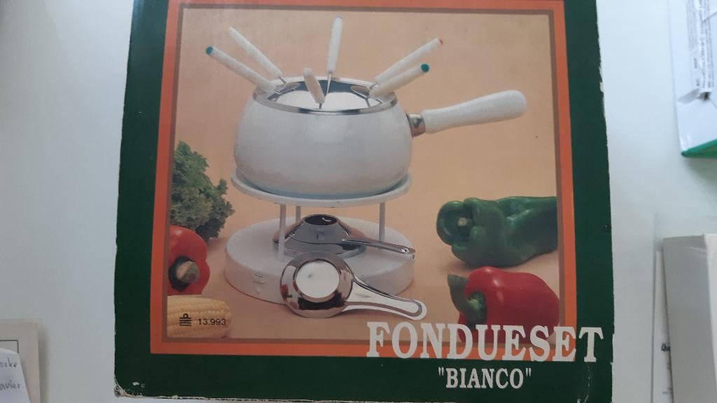 fondue set ,  nieuw in doos, Ophalen, Nieuw, Metaal, Wit