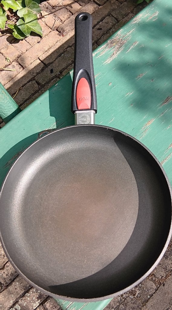 Vintage Woll Nowo Titanium Koekenpan 24 cm, Koekenpan, Gebruikt, Antiaanbaklaag, Aluminium