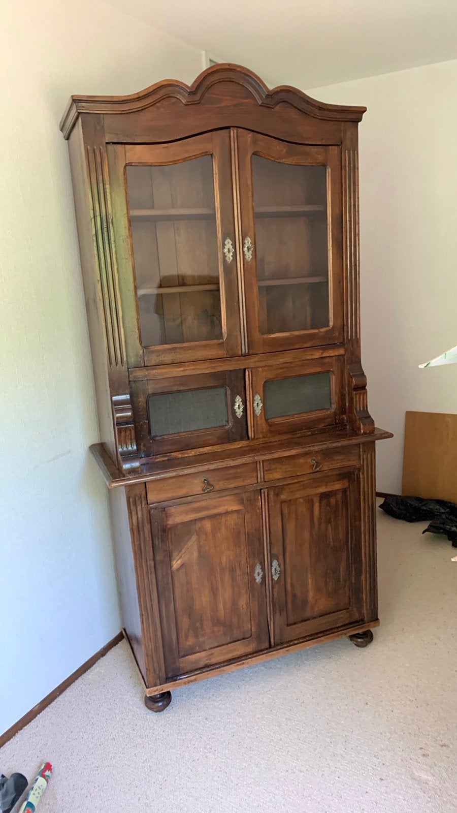 Antieke houten buffet- spekkast, Ophalen of Verzenden