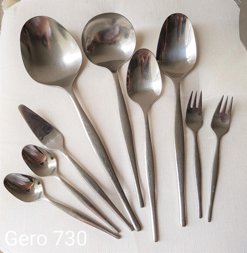 Gero Zilduro Romanti 730 (nu Gero Roos) - Bestekaanvulling, Huis en Inrichting, Keuken | Bestek, Zo goed als nieuw, Los bestek