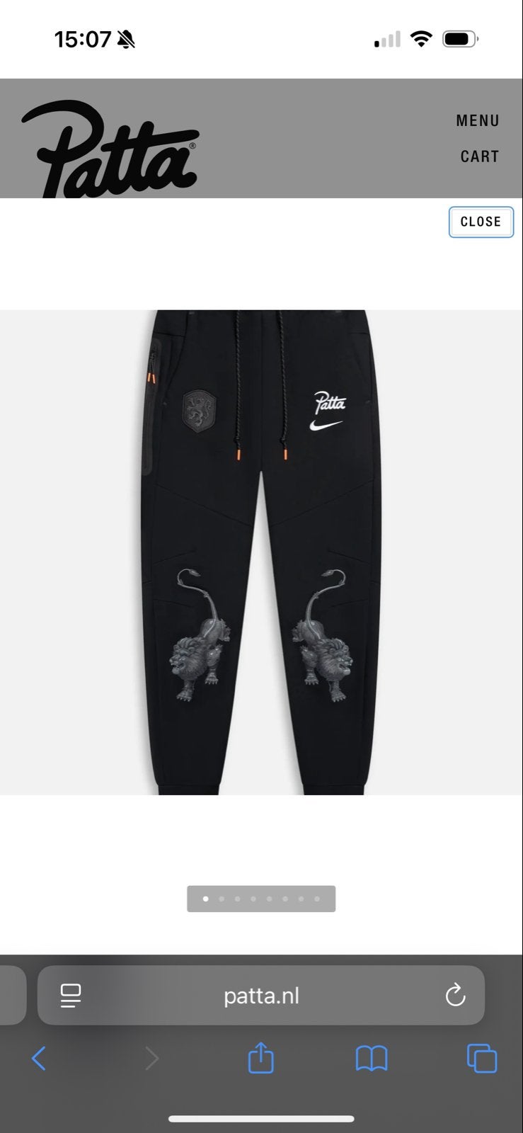 Patta x Nike Trainingsbroek Maat M, Ophalen of Verzenden, Nieuw, Zwart, Overige jeansmaten