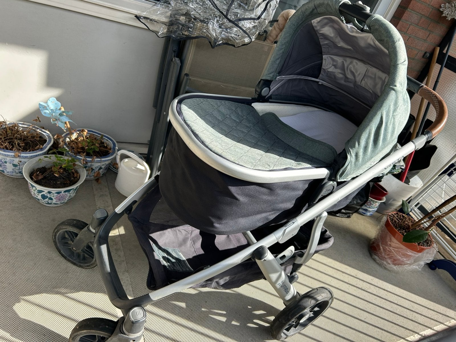 Uppababy vista, Ophalen, Zo goed als nieuw, Voetenzak
