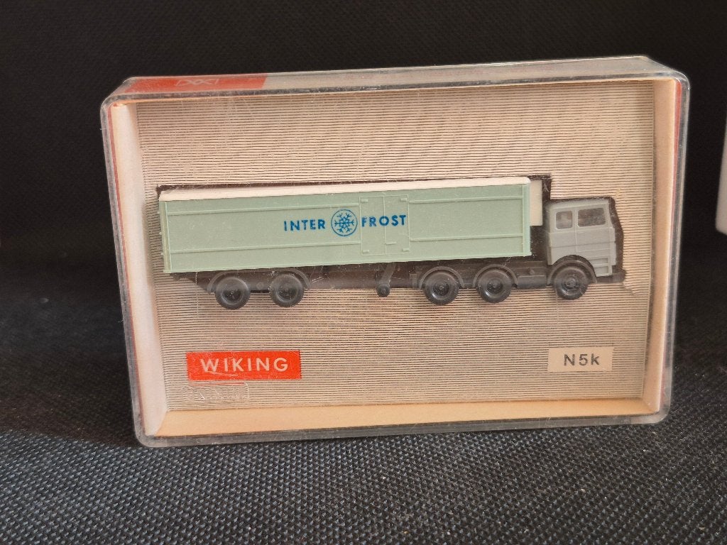 Wiking N5k - Mercedes 2224 met koeloplegger 'IF' (15850), Overige merken, Gebruikt, Gelijkstroom of Wisselstroom, Overige typen