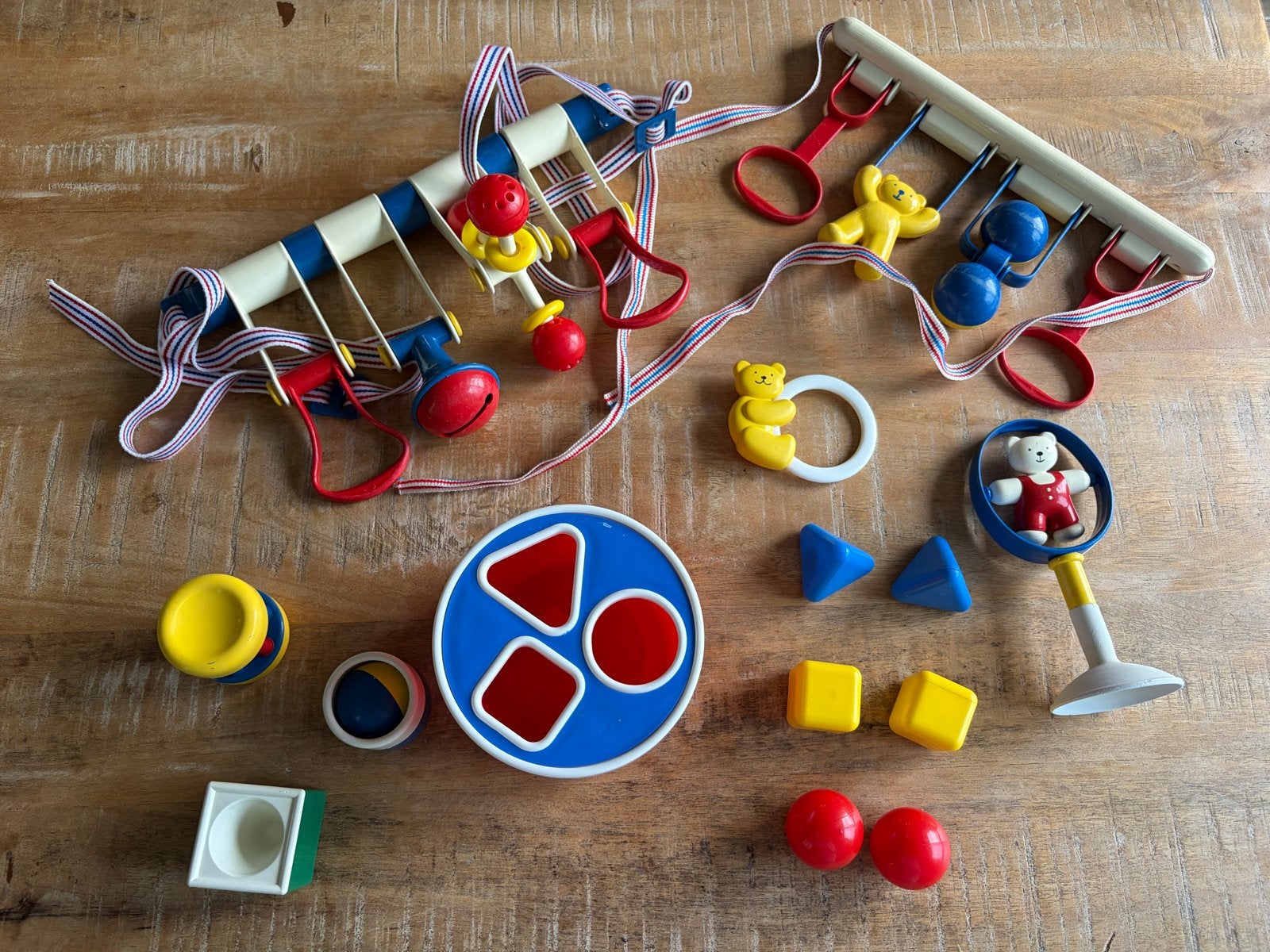 Vintage baby speelgoed set Ambi Toys, Kinderen en Baby's, Speelgoed | Babyspeelgoed, Ophalen of Verzenden, Gebruikt, Overige typen