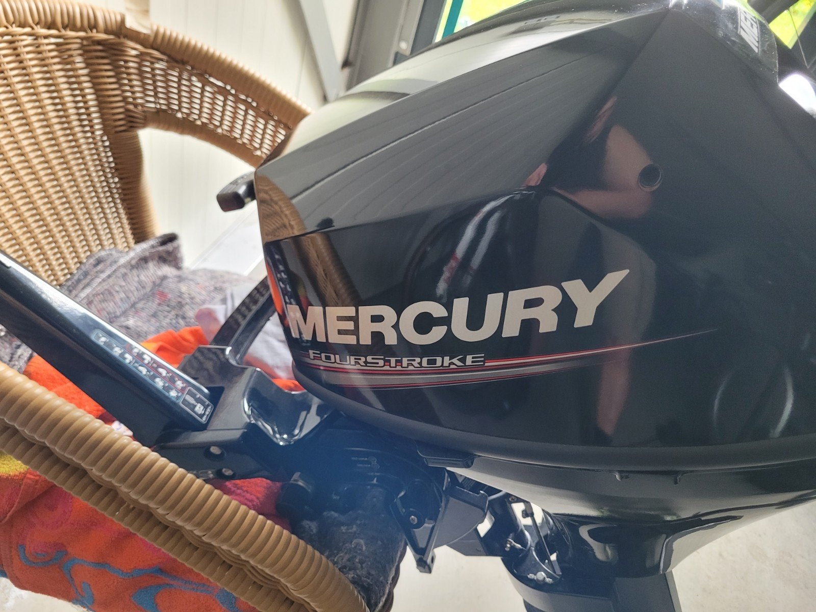 Mercury 8pk buitenboord motor, Watersport en Boten, Ophalen, Gebruikt, Polyester, Buitenboordmotor