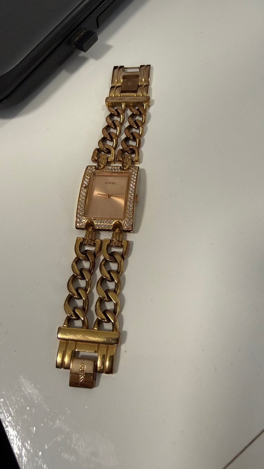 Guess horloge origineel, Sieraden, Tassen en Uiterlijk, Ophalen of Verzenden, Gebruikt, Staal, Guess