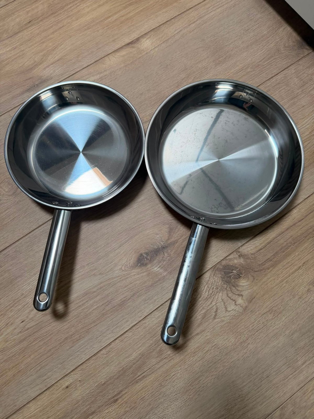 RVS pannen, Ophalen, Zo goed als nieuw, Rvs, Pannenset