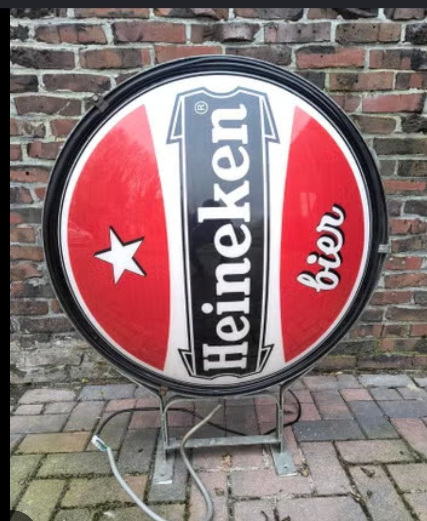 Gezocht Heineken frame armatuur, Ophalen, Reclamebord, Plaat of Schild, Heineken