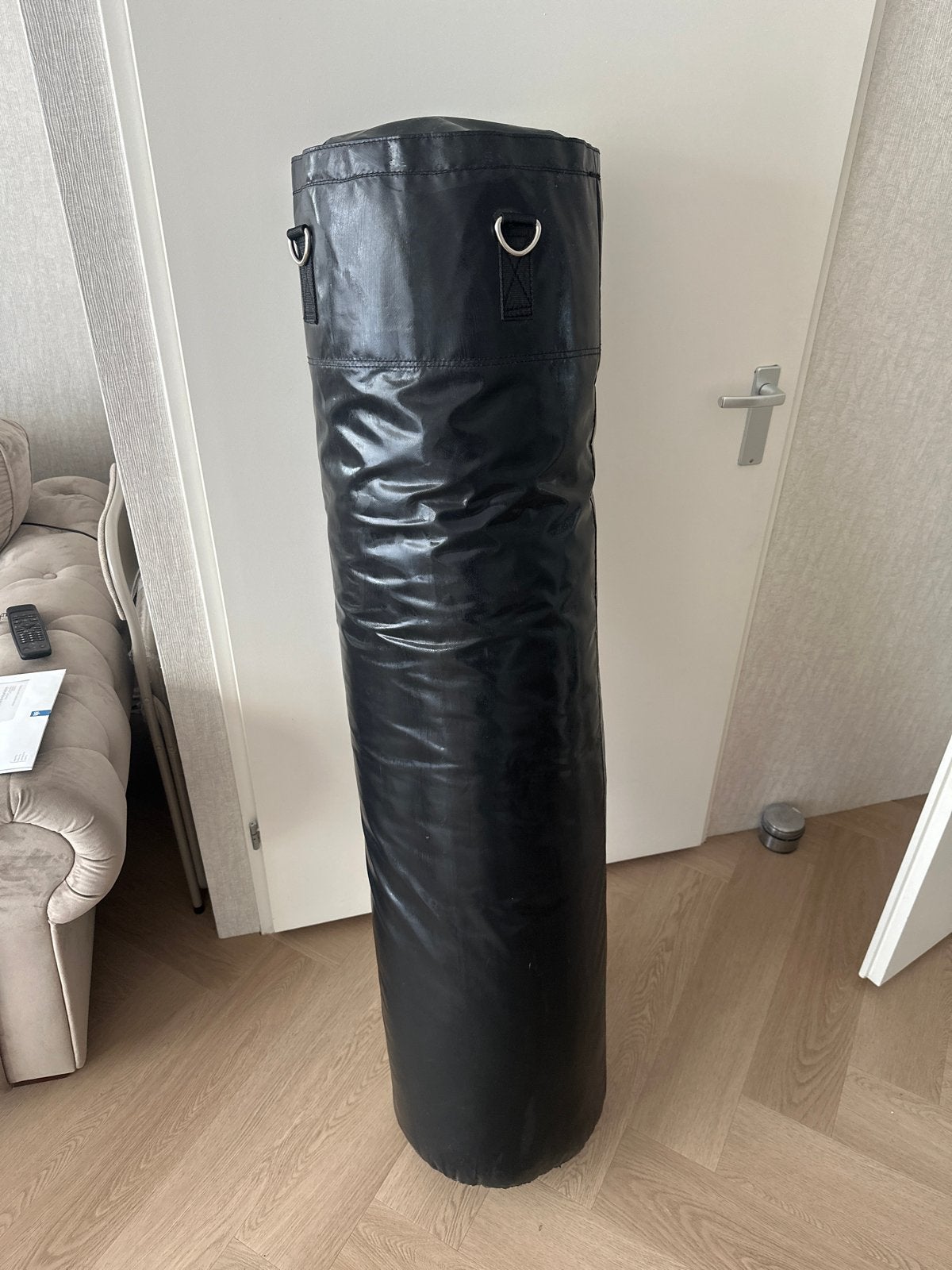 Zware bokszak 150 cm  50 kg - Zo goed als nieuw, Sport en Fitness, Vechtsporten en Zelfverdediging, Overige, Vechtsportmateriaal