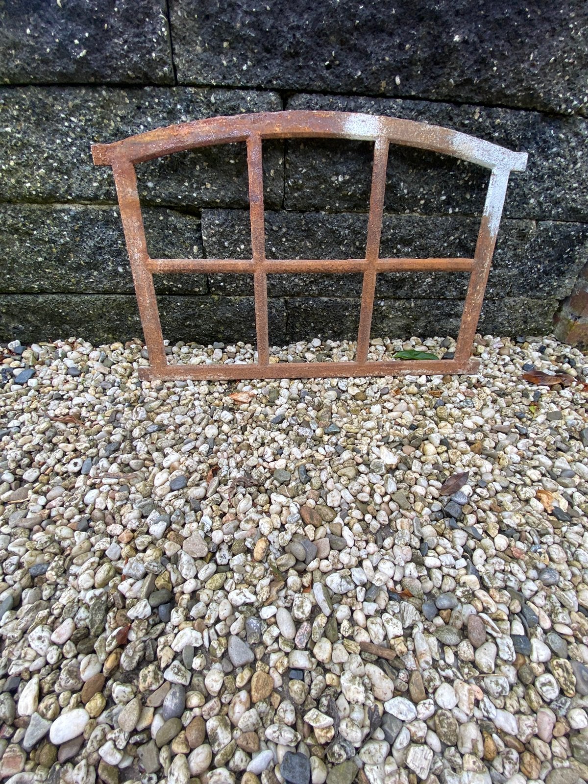 Antiek stalraam, gietijzer, decoratief, Ophalen, Gebruikt, Overige typen, Minder dan 80 cm