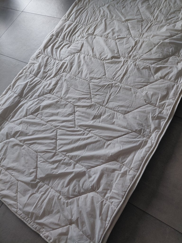 Texels wollen 4 seizoenen dekbed - 140x220 Woolmark-, Huis en Inrichting, Slaapkamer | Beddengoed, Wit, Ophalen of Verzenden, Overige merken