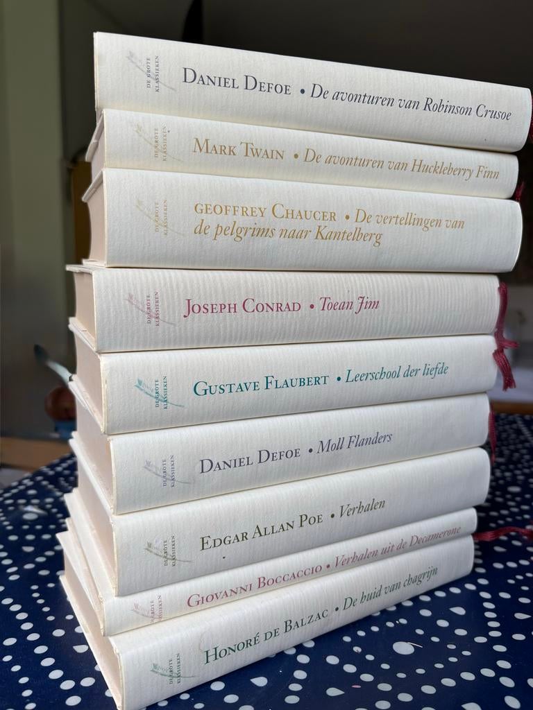 De Grote Klassieken van uitgeverij Spectrum literatuur reeks, Ophalen of Verzenden, Zo goed als nieuw
