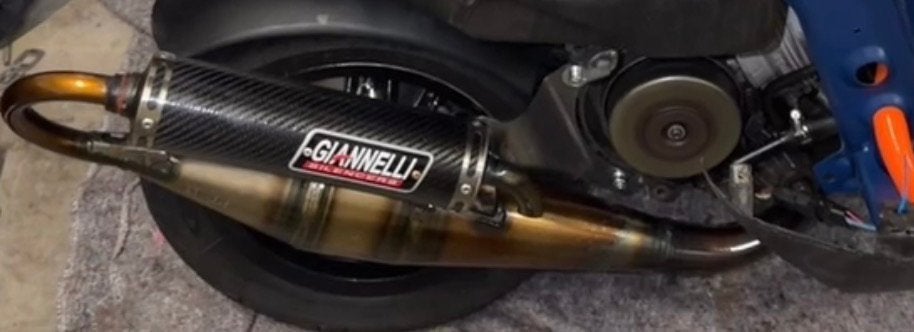 Giannelli shot v4 netjes, Ophalen of Verzenden, Zo goed als nieuw, Uitlaat, Piaggio