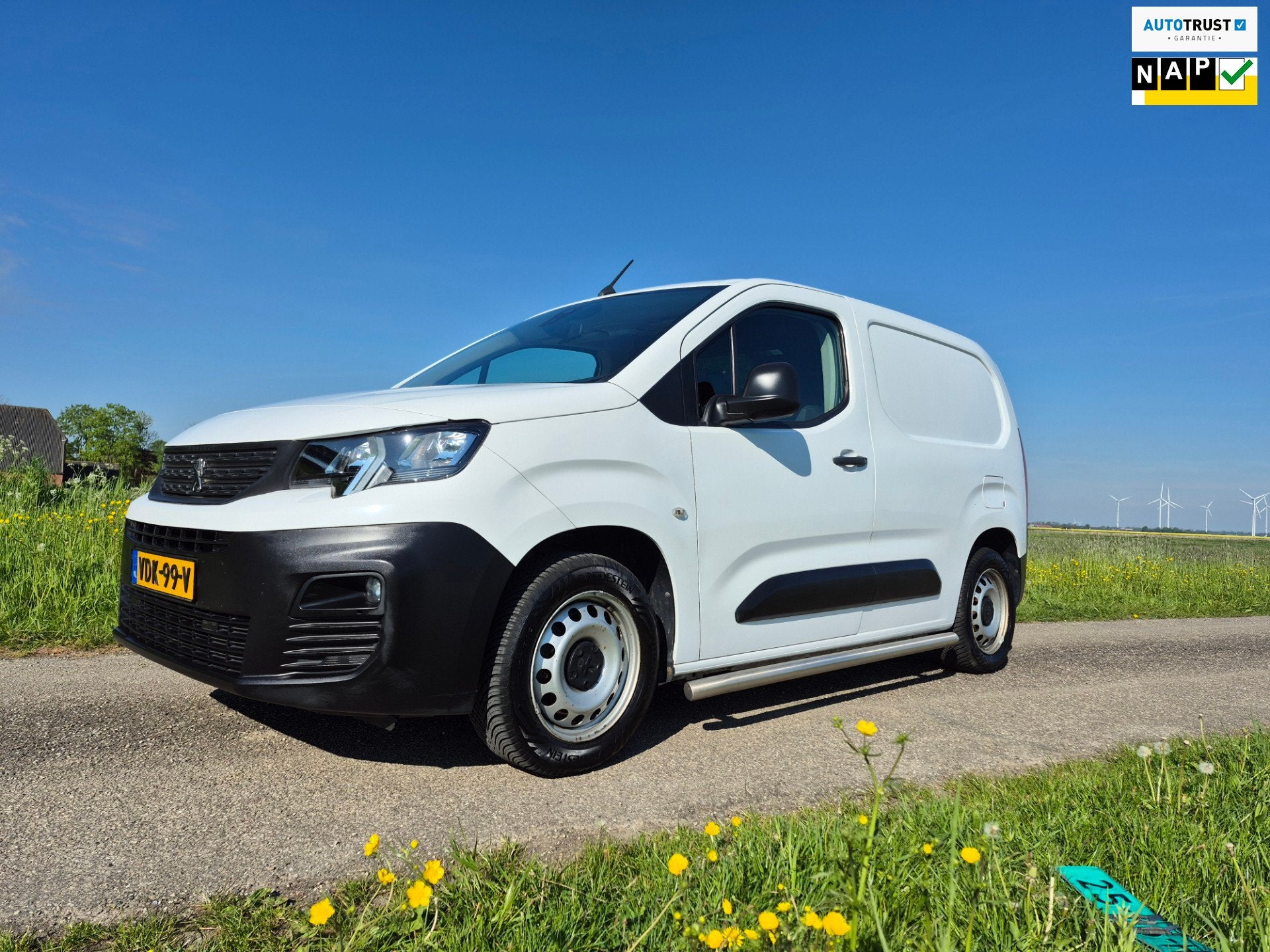 Peugeot Partner 1.5 BlueHDI Inrichting,100pk, Auto's, Voorwielaandrijving, Gebruikt, Euro 6, 4 cilinders
