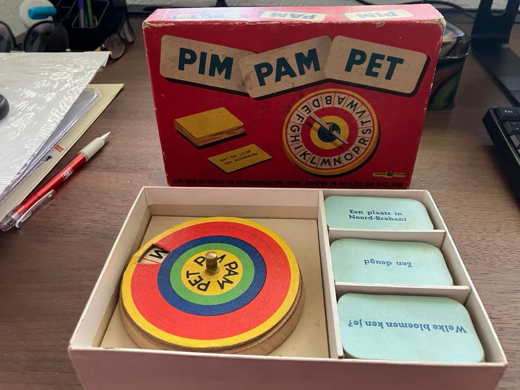 Pim pam pet spel, Antiek en Kunst, Antiek | Speelgoed, Ophalen of Verzenden