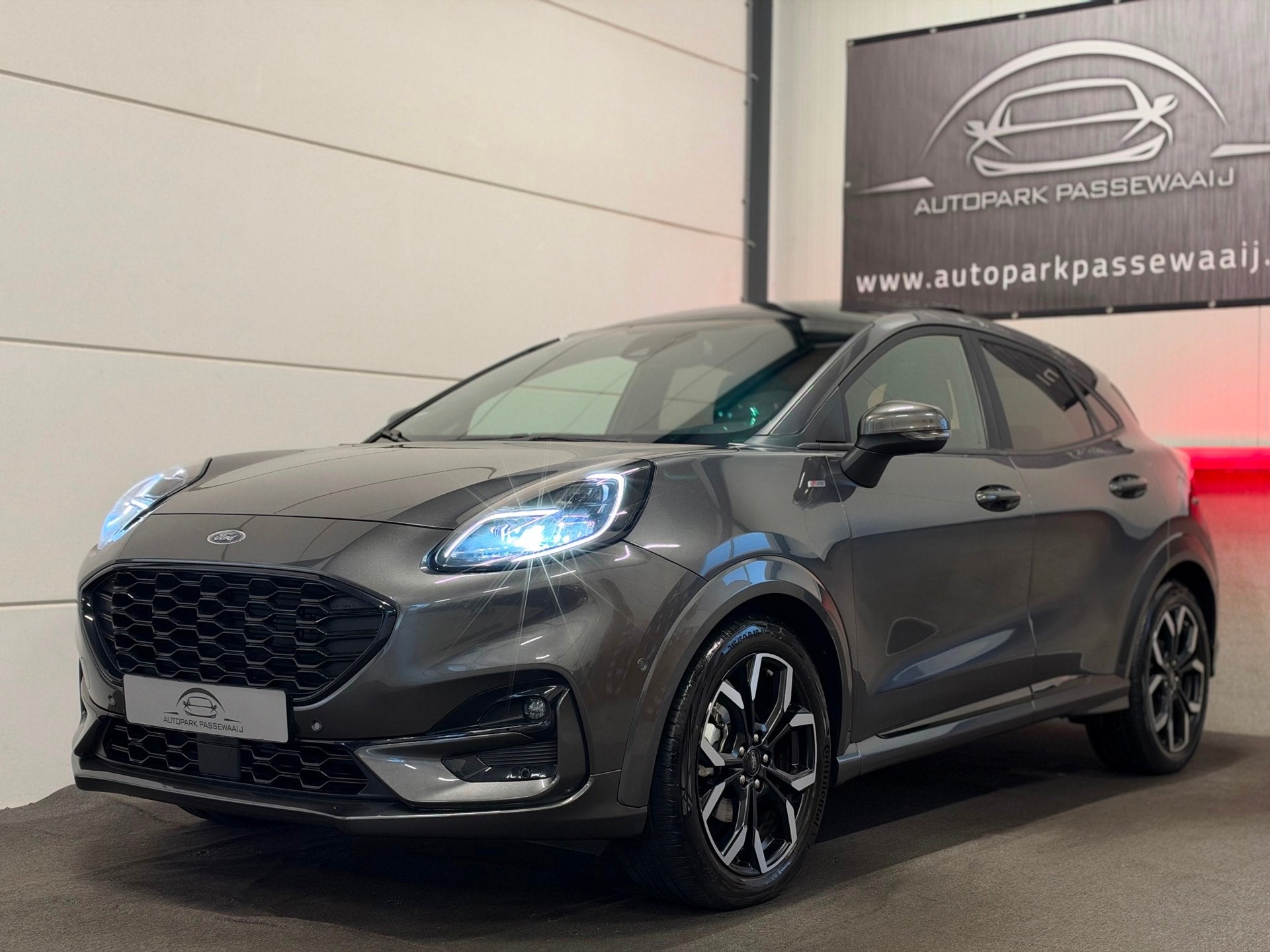 Ford Puma 1.0 EcoBoost ST-Line X Pano, ACC, Apple Carplay, B, Auto's, Dealer onderhouden, Zwart, Leder en Stof, 665 kg