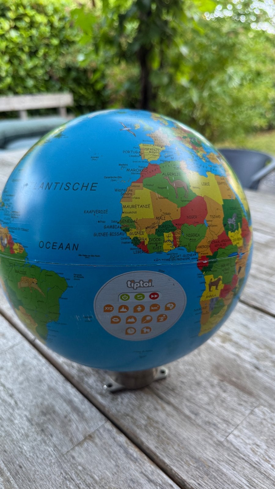 Tiptoy Wereldbol met Interactieve Functies, Educatief, Kunststof, Ophalen of Verzenden, Zo goed als nieuw