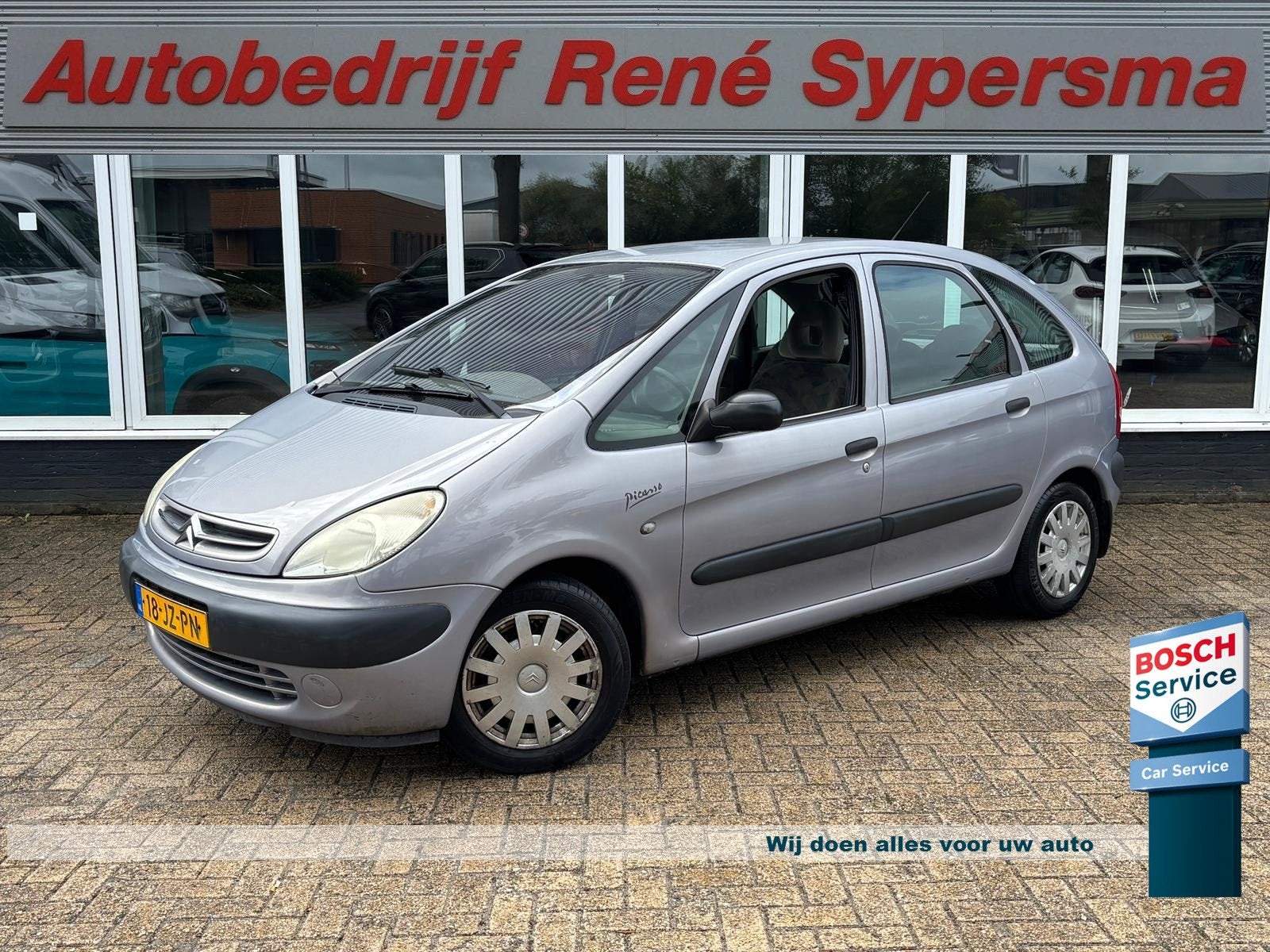 Citroën Xsara Picasso 1.8i-16V Plaisir | Trekhaak | Airco |, Dealer onderhouden, Stof, Zwart, 4 cilinders