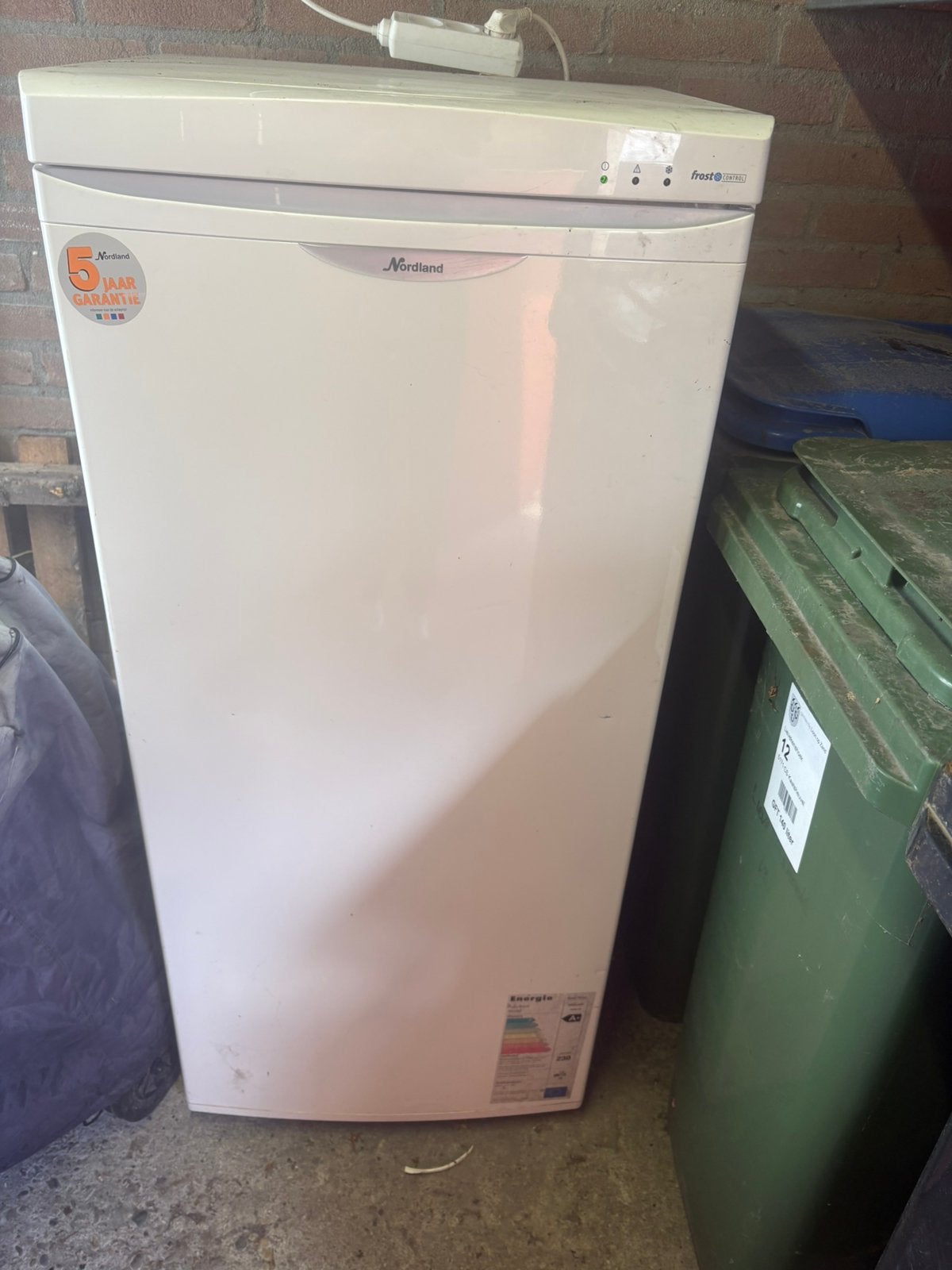 Nordland dvh6170 vriezer, Ophalen, Gebruikt, 60 tot 90 cm, 120 tot 140 cm