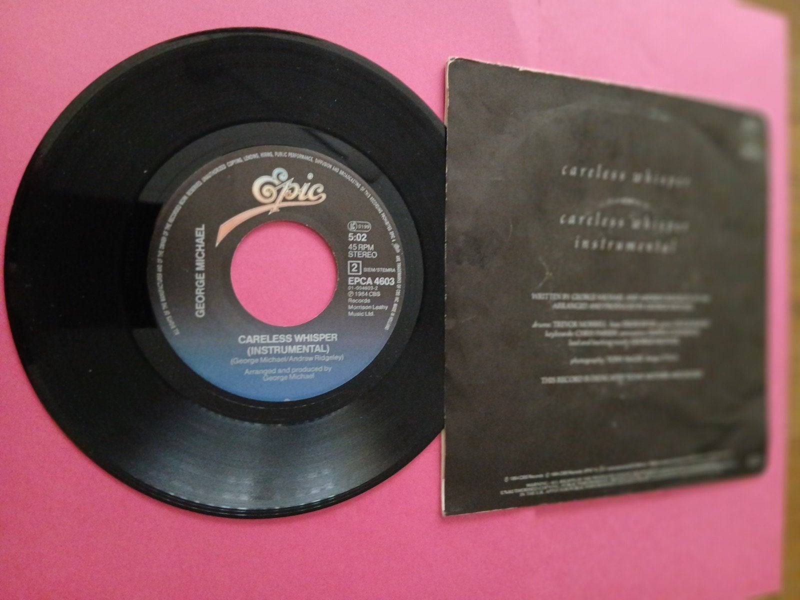 VINYL SINGLE  GEORGE MICHAEL 1984, Cd's en Dvd's, Ophalen of Verzenden, Zo goed als nieuw, Pop