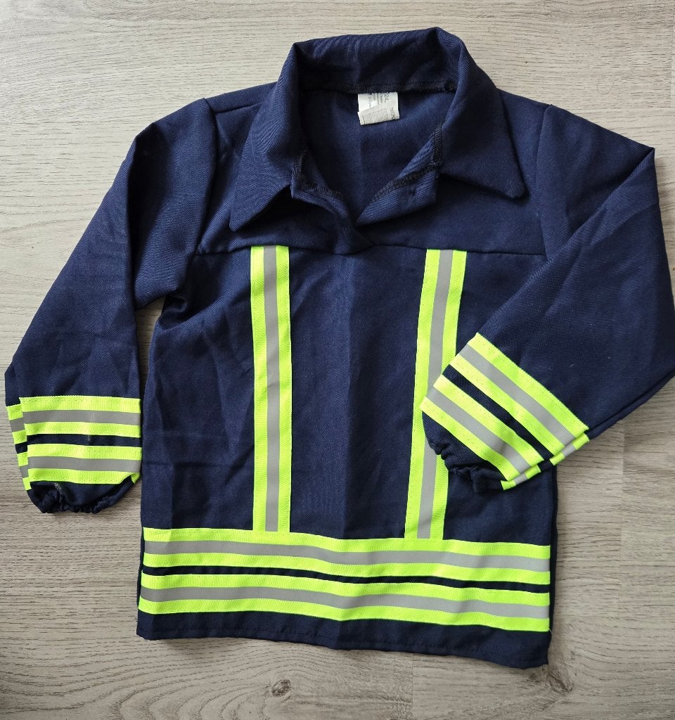 Leuke Brandweer outfit + helm mt 92 / 104, Ophalen of Verzenden, 104 of kleiner, Jongen of Meisje