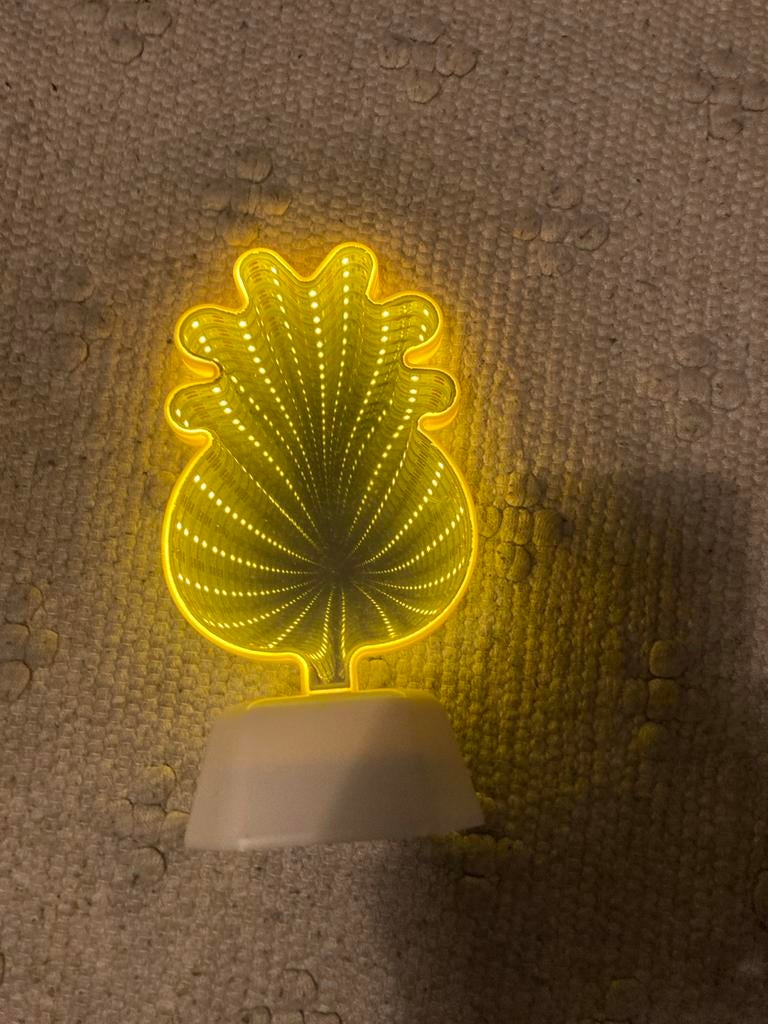 Infinity spiegel lamp - Ananas vorm, Ophalen of Verzenden, Gebruikt