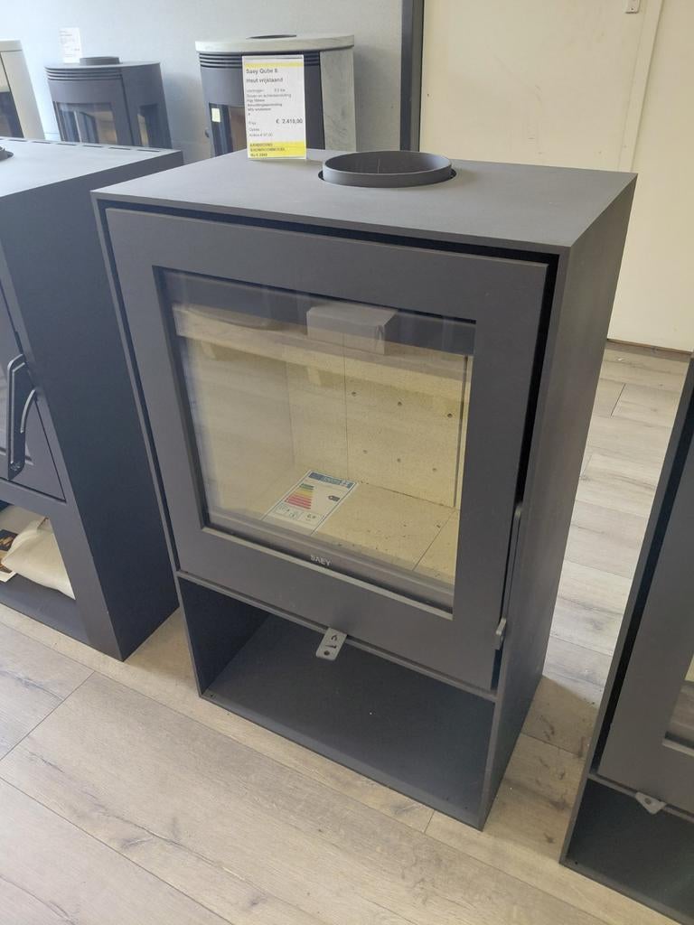 Saey Qube 8 houtkachel nieuw, Huis en Inrichting, Kachels, Ophalen, Nieuw, Hout, Houtkachel