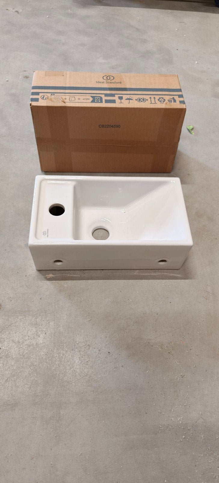 Ideal Standard Tempo fontein RECHTS 37x21cm wit, Ophalen, Nieuw