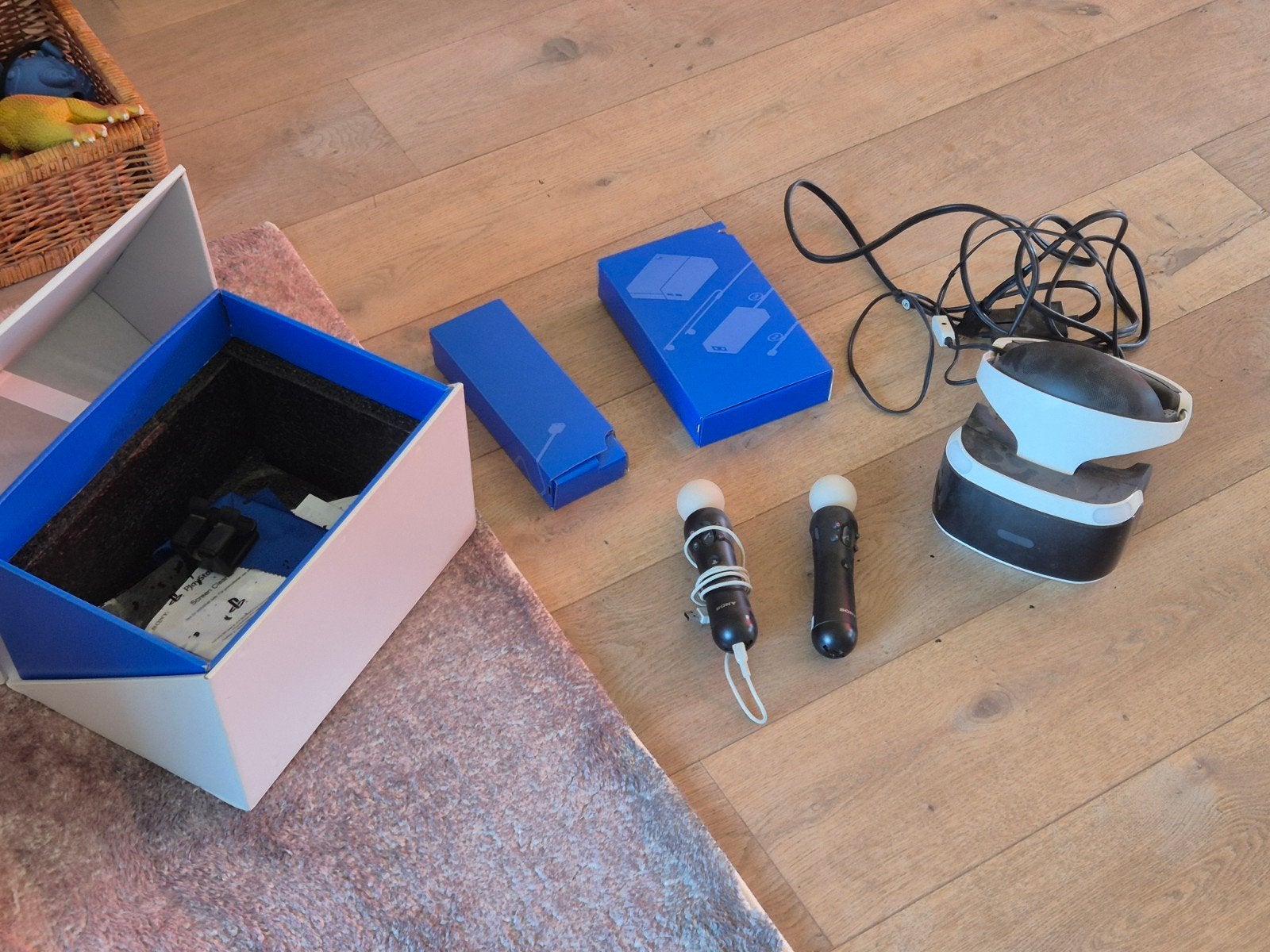 PSVR-bril met Move Controllers, Ophalen, Gebruikt, VR-bril, Sony PlayStation