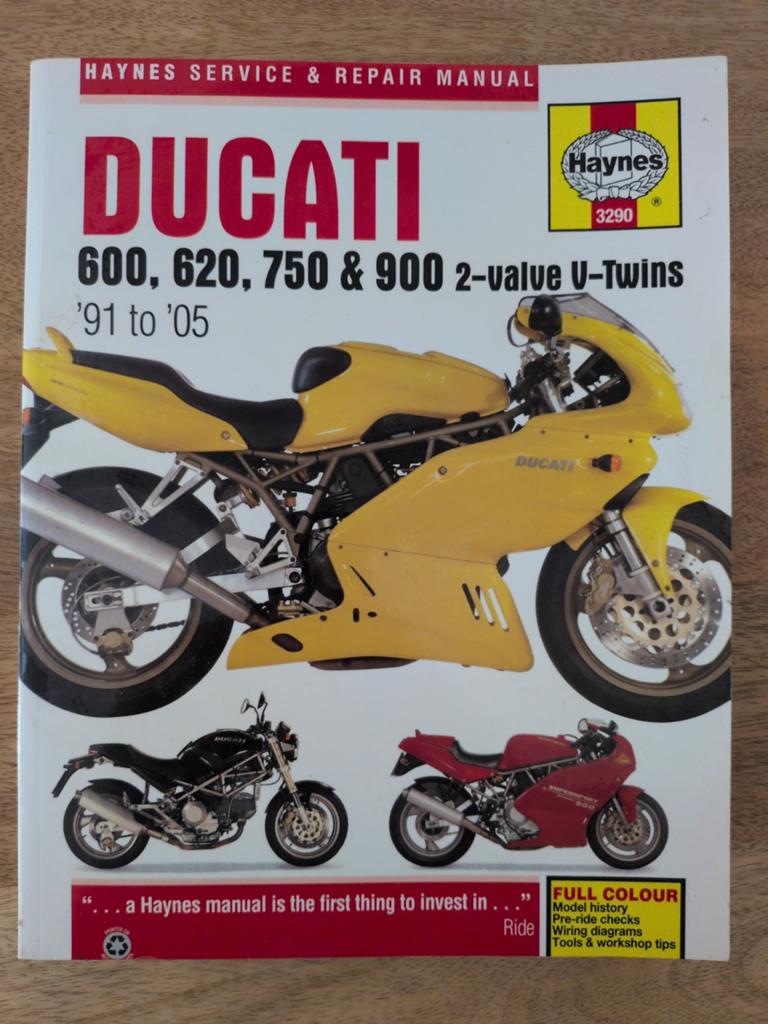 Haynes Ducati Service & Repair Manual 600, 620, 750 & 900, Ophalen of Verzenden