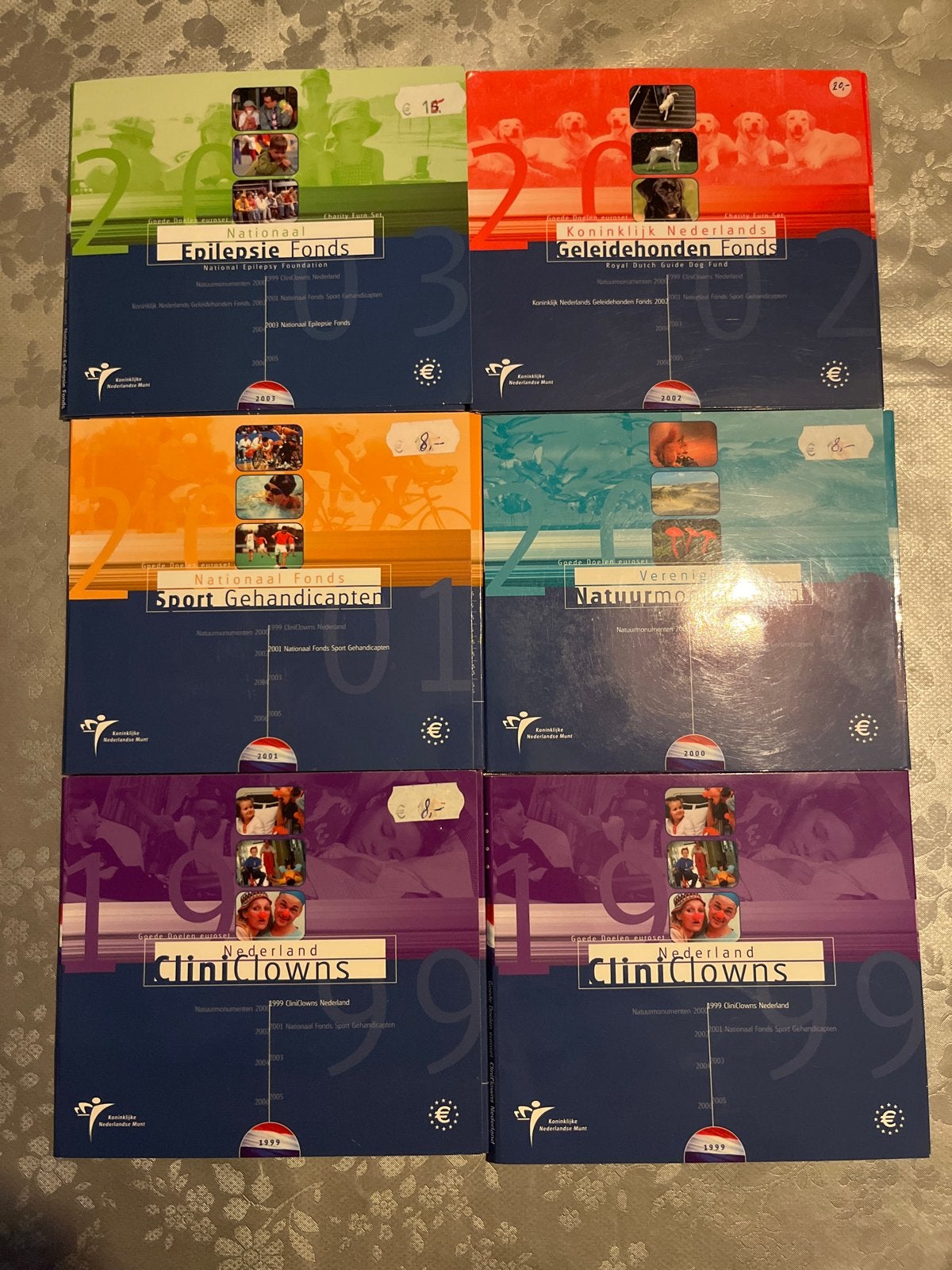 Collectie Nederlandse Herdenkingsmunten (6 stuks), Ophalen