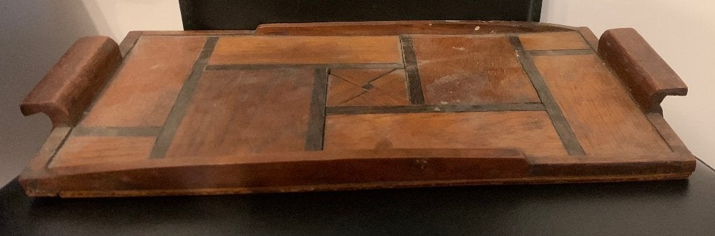 Antiek dienblad, Ophalen