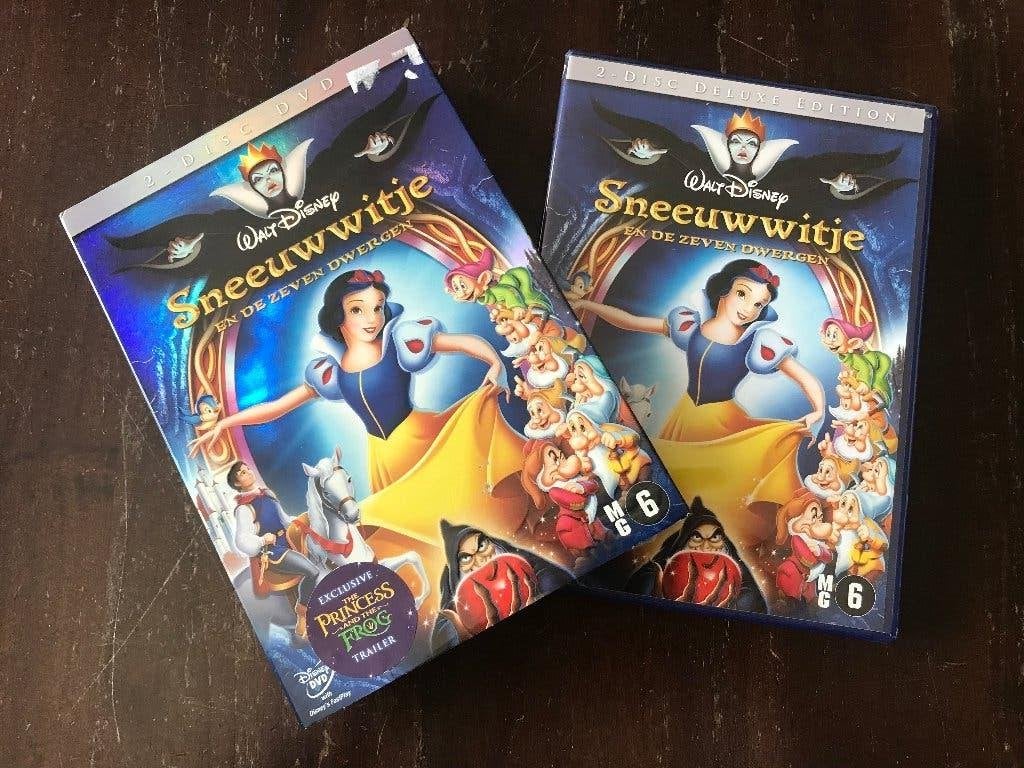 Walt Disney Sneeuwwitje en de Zeven Dwergen ( 2 DVd Box ), Europees, Tekenfilm, Ophalen of Verzenden, Zo goed als nieuw