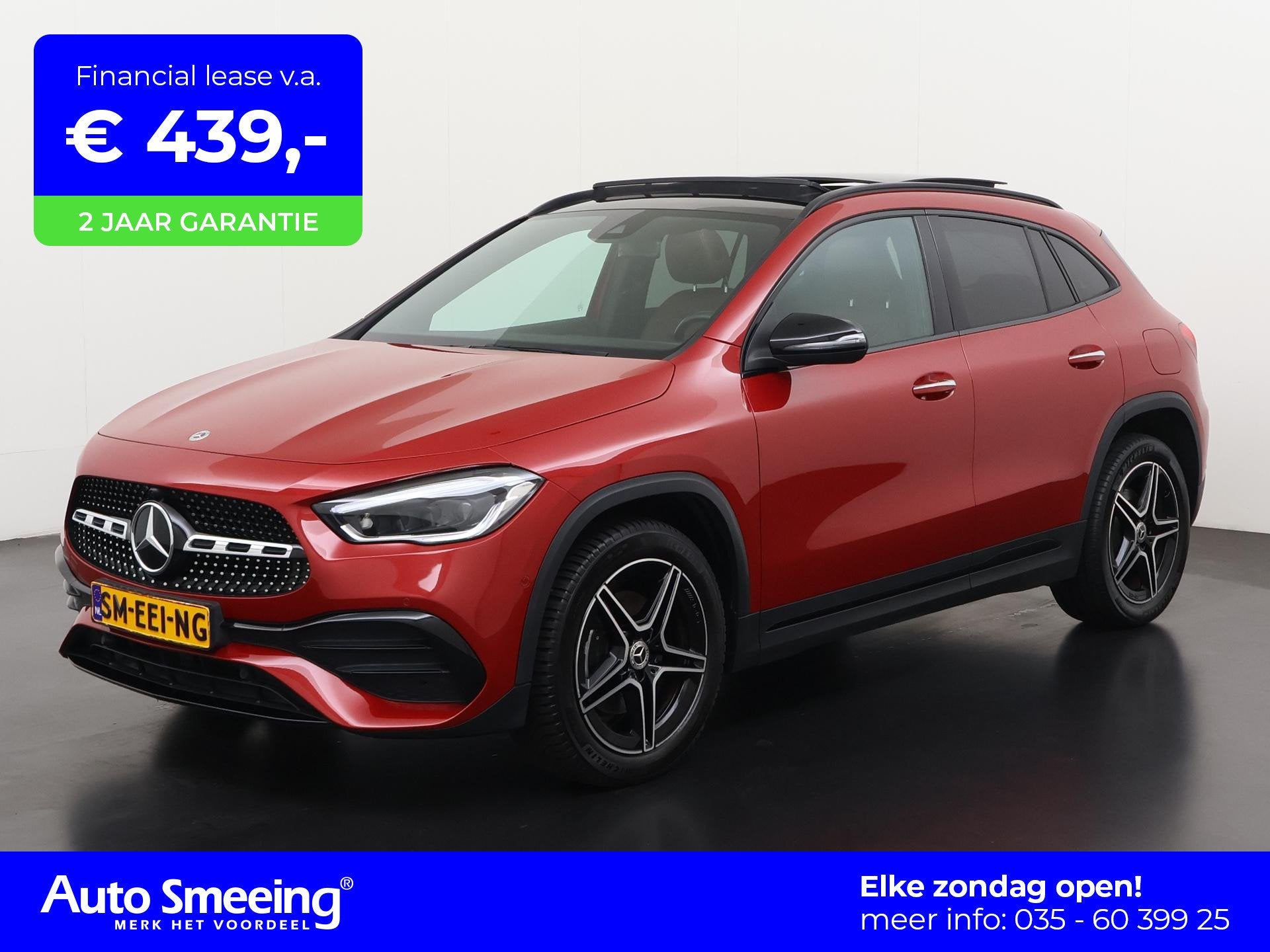 Mercedes-Benz GLA-klasse 250e AMG Night | Panoramadak | Memo, Auto's, 12 maanden, Euro 6, Leder en Stof, Hybride Elektrisch/Benzine