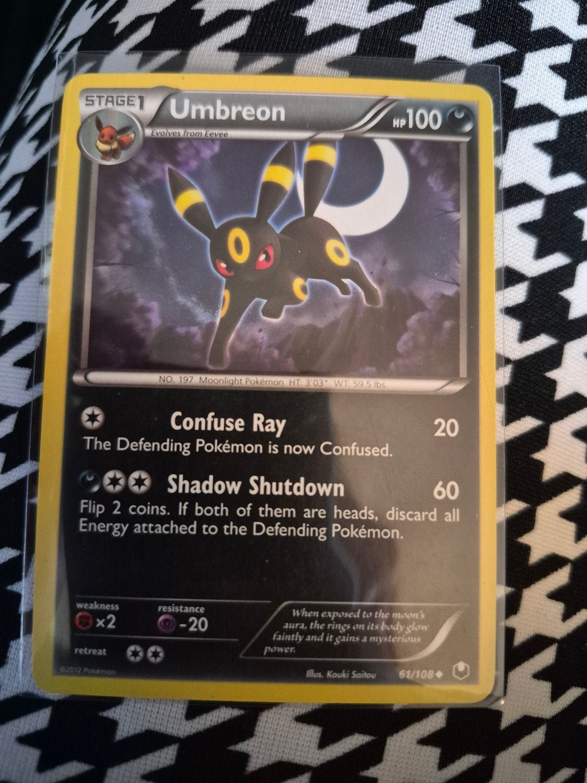 umbreon, Ophalen of Verzenden, Zo goed als nieuw, Losse kaart