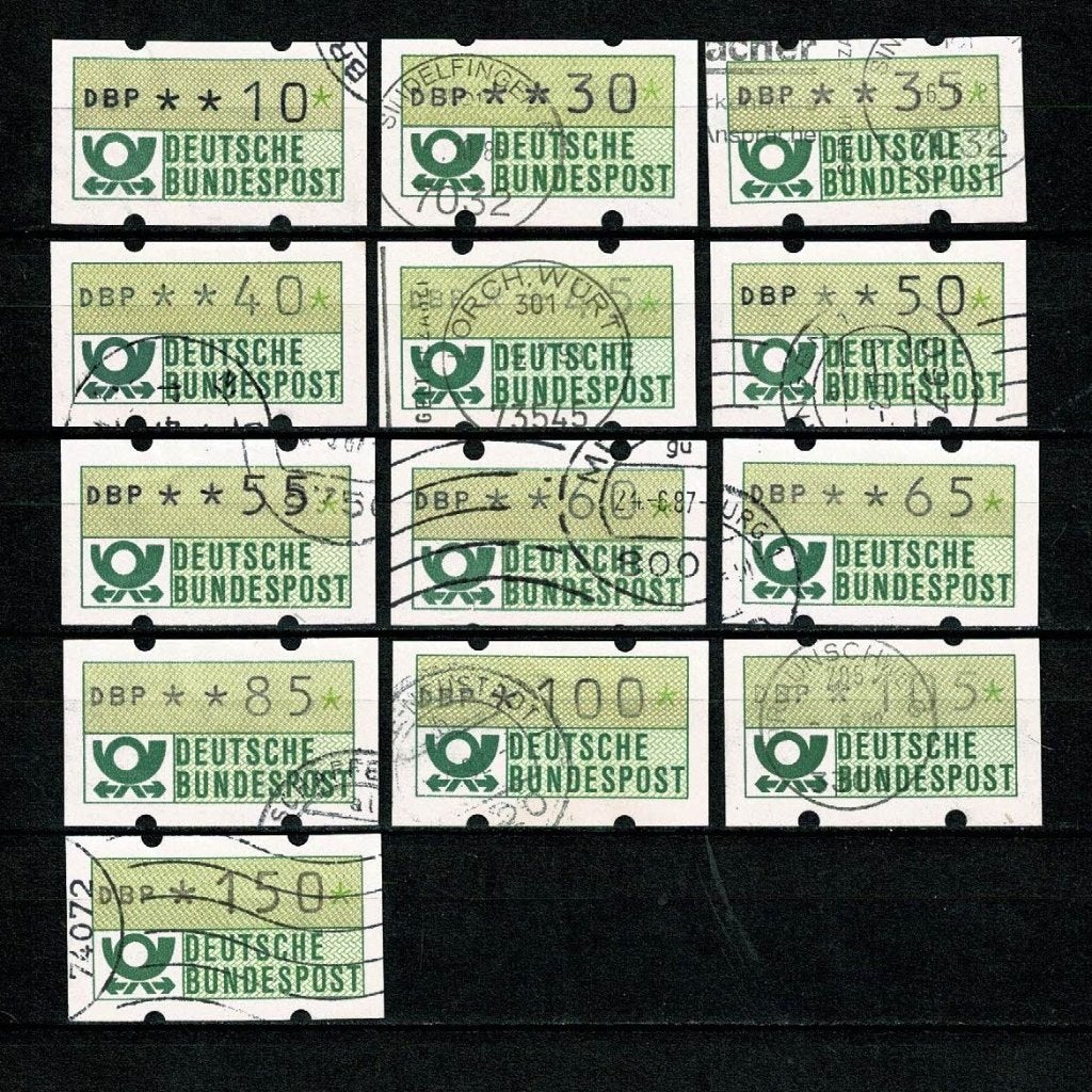 Duitsland : Automatenmarken - 1981 - Michel 1 - gestempeld, Verzenden, 1990 tot heden, Gestempeld