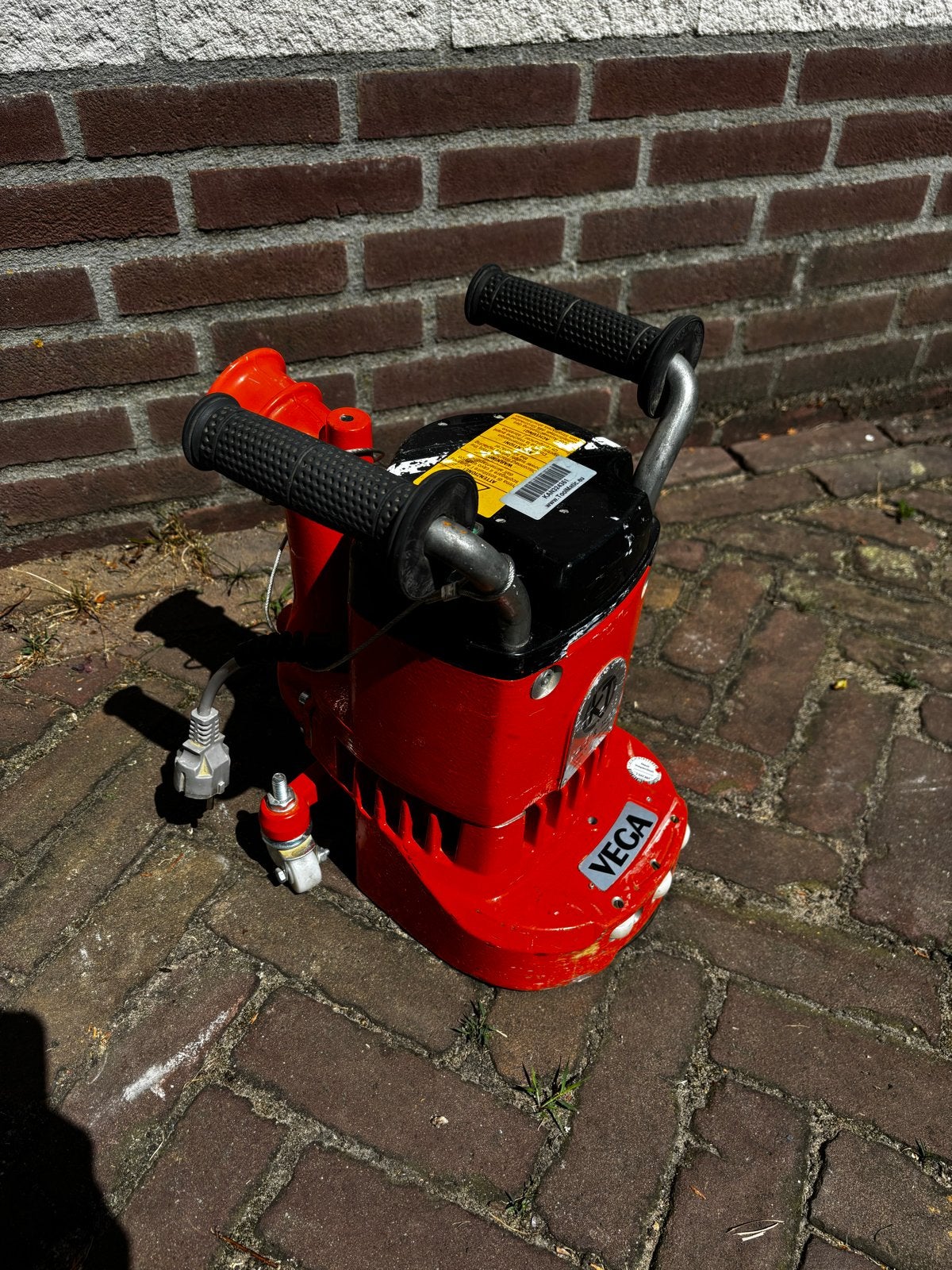 Künzle & Tasin Vega Schuurmachine 1250W 230V 180mm, Ophalen, Gebruikt, 1200 watt of meer, Overige typen