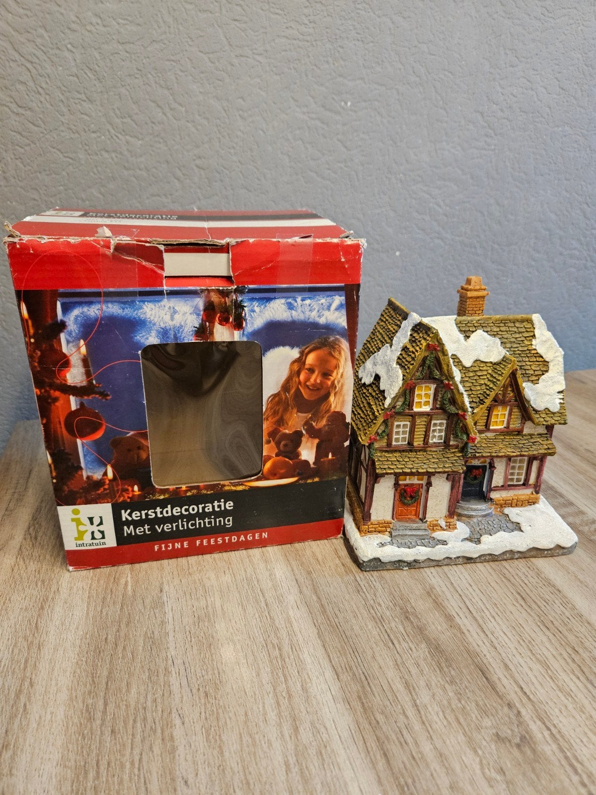 Kerst huisje - dorp miniatuur, Ophalen of Verzenden, Zo goed als nieuw