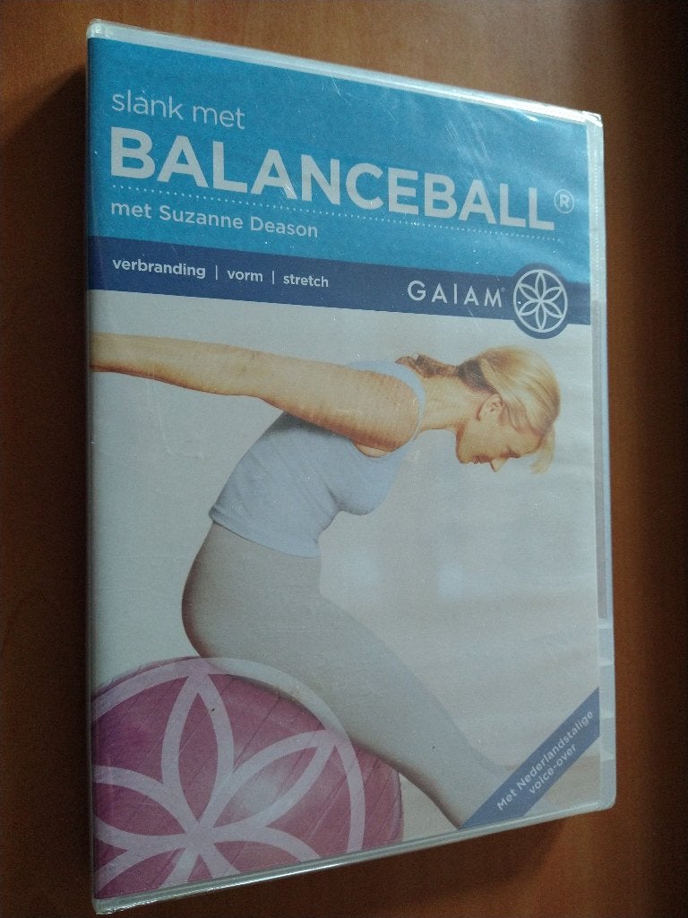 DVD Slank met Balanceball (nieuw in de verpakking), Alle leeftijden, Ophalen of Verzenden, Nieuw in verpakking, Cursus of Instructie