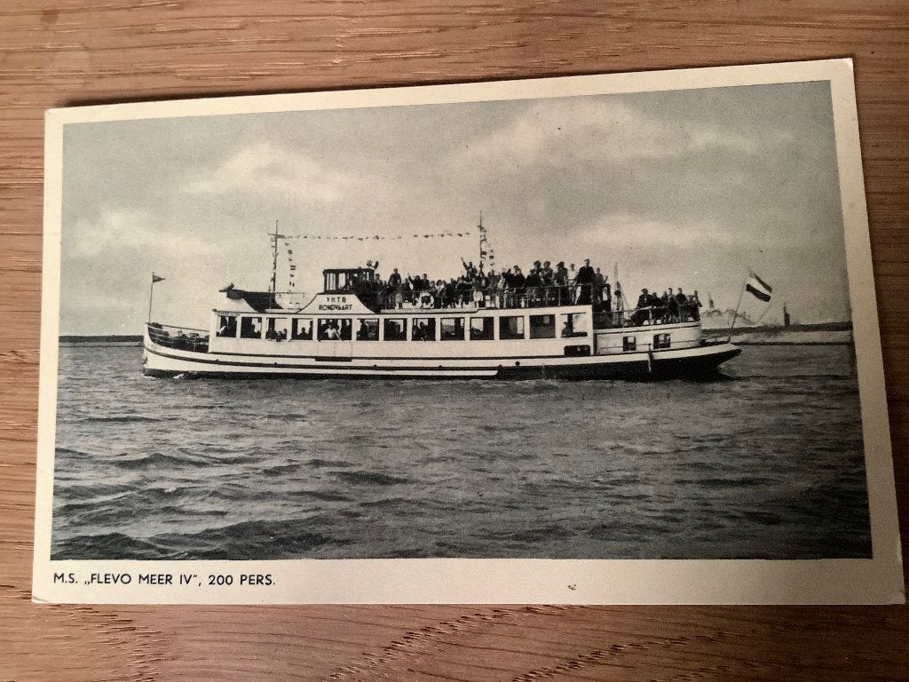 Harderwijk, M.S. Flevomeer IV, Ophalen of Verzenden, 1940 tot 1960, Gelderland